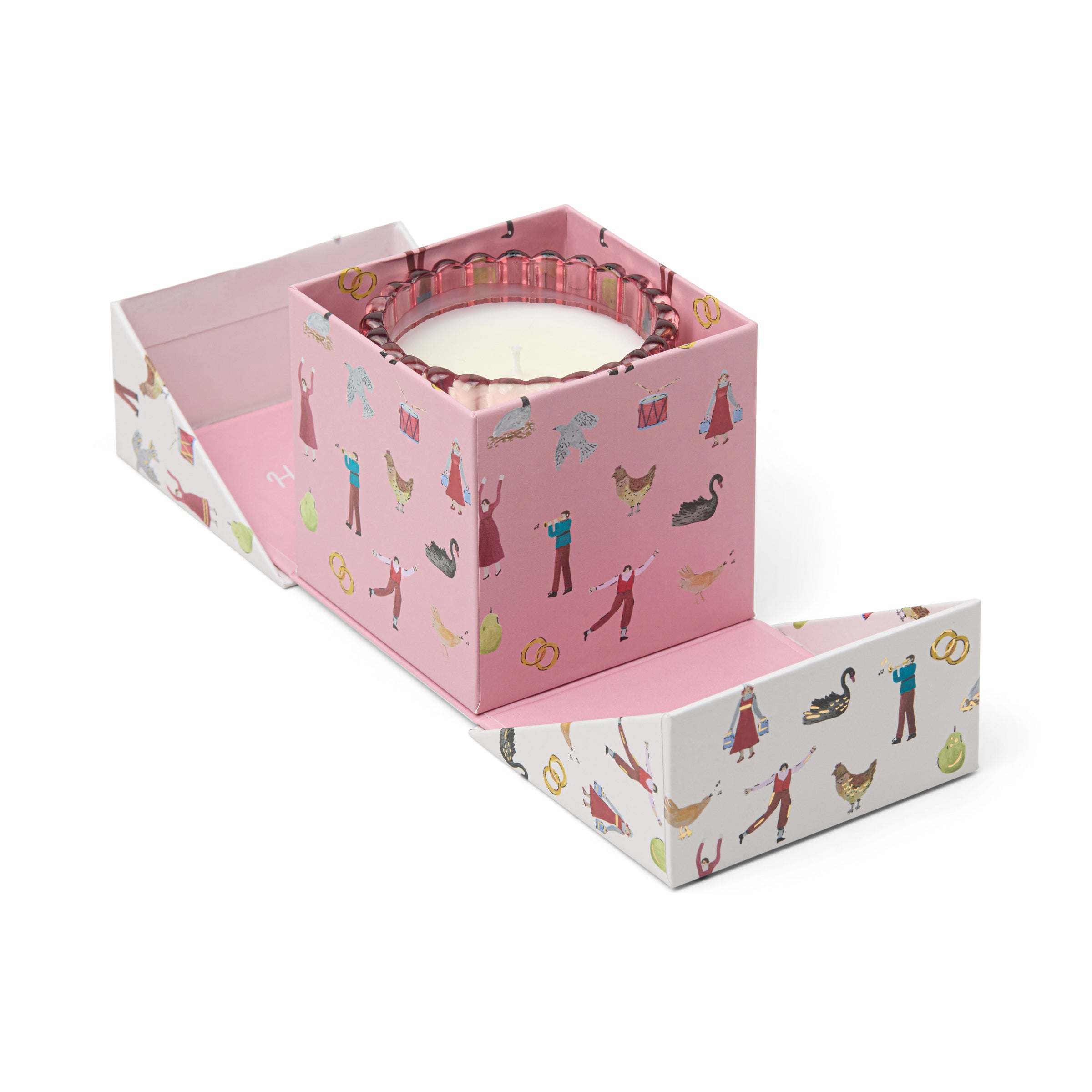 Pink Peppermint 4.5-oz Soy Wax Holiday Candle, Gift Boxed